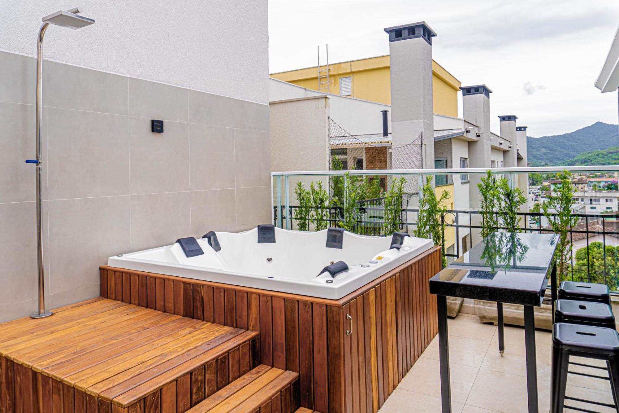 Cobertura Premium Hidro 3Quartos 2Vagas Ubatuba Extérieur photo